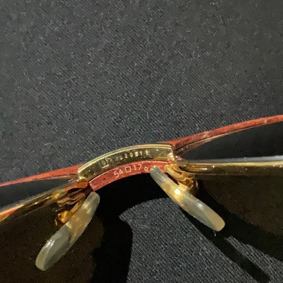 Mens Cartier Sunglasses - Wooded Frame - Picture 9 of 9